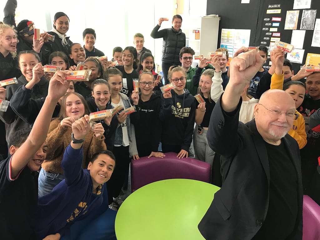 Micronutrient rich Amigo Bars donated to school kids in NZ