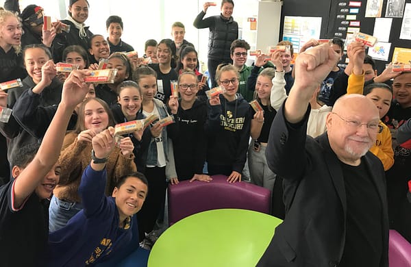 Micronutrient rich Amigo Bars donated to school kids in NZ